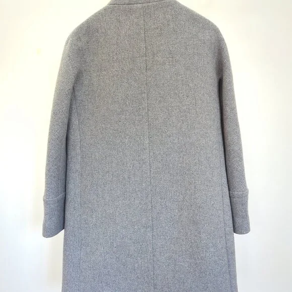 J. Crew Gray Wool Coat, Size 0 (XS/S) in perfect condition - Picture 2 of 14